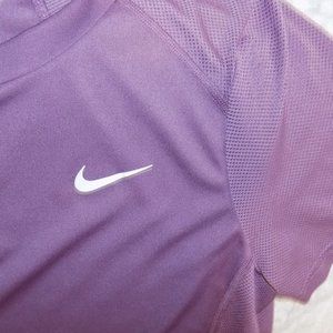 Nike, Running, Dri Fit, shirt, purple top, medium, breathable top